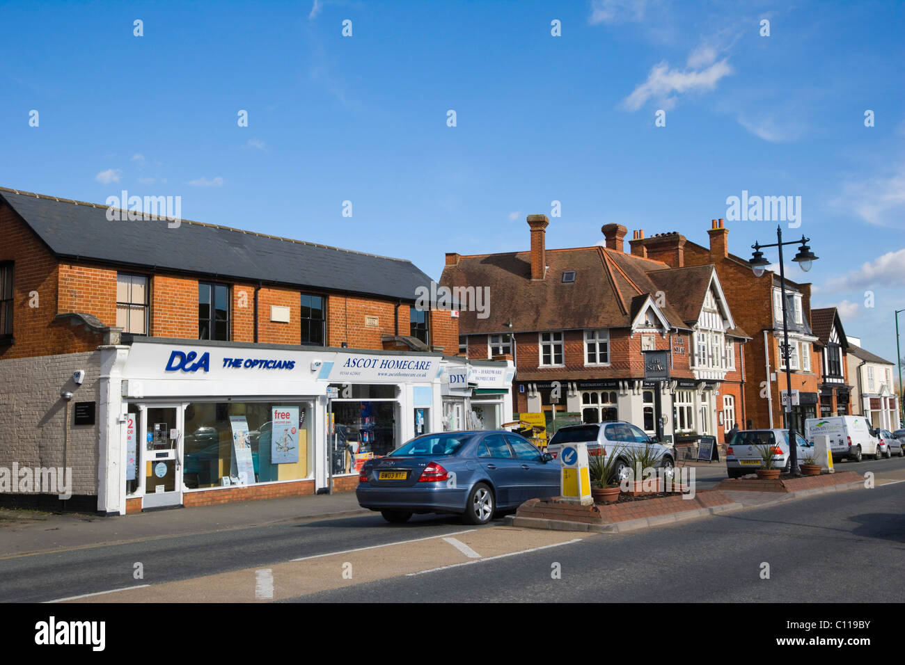 High Street, Ascot, Berkshire, England, United Kingdom, Europe Stock Photo