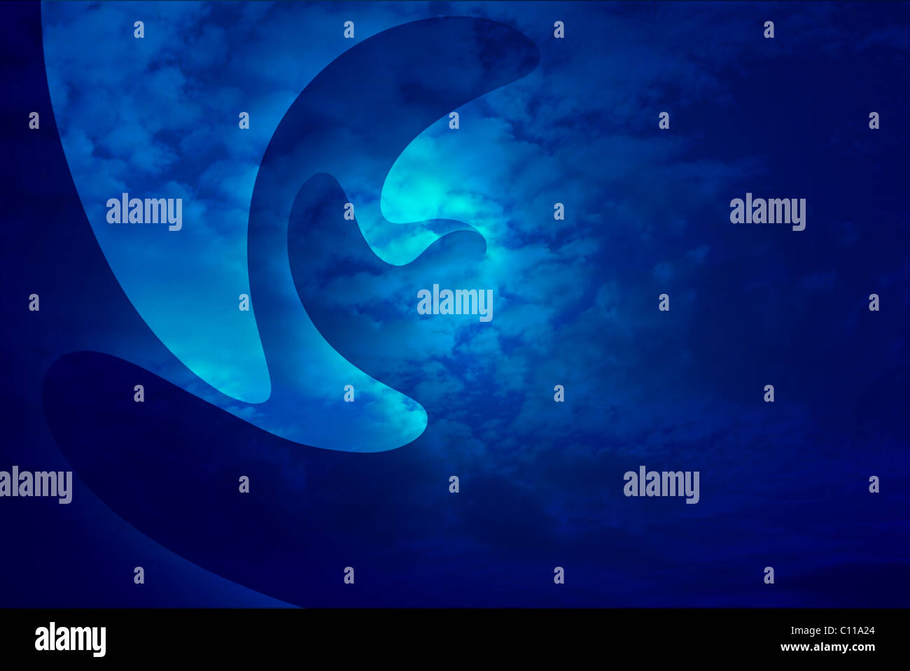 abstract background with clouds Stock Photo - Alamy
