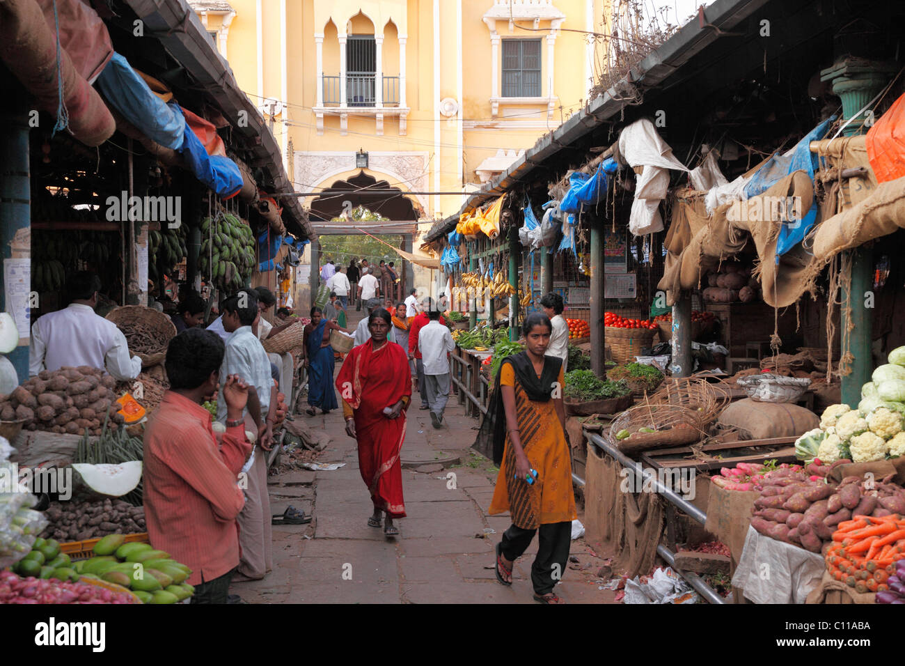 Devaraja Market, Mysore, Karnataka, South India, India, South Asia, Asia Stock Photo