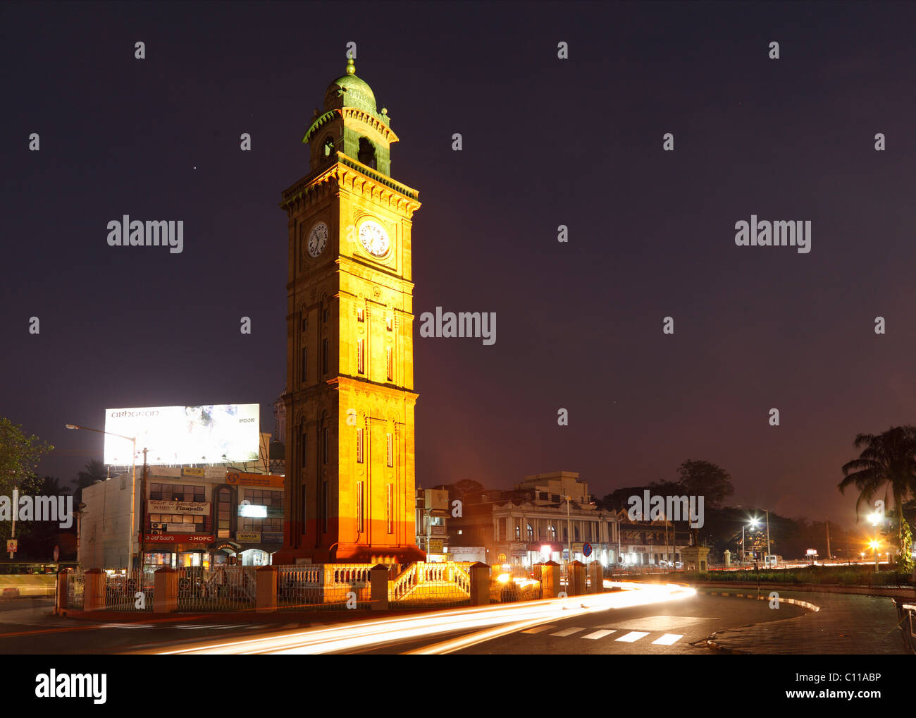 Clock Tower of 1927, Mysore, Karnataka, South India, India, South Asia, Asia Stock Photo