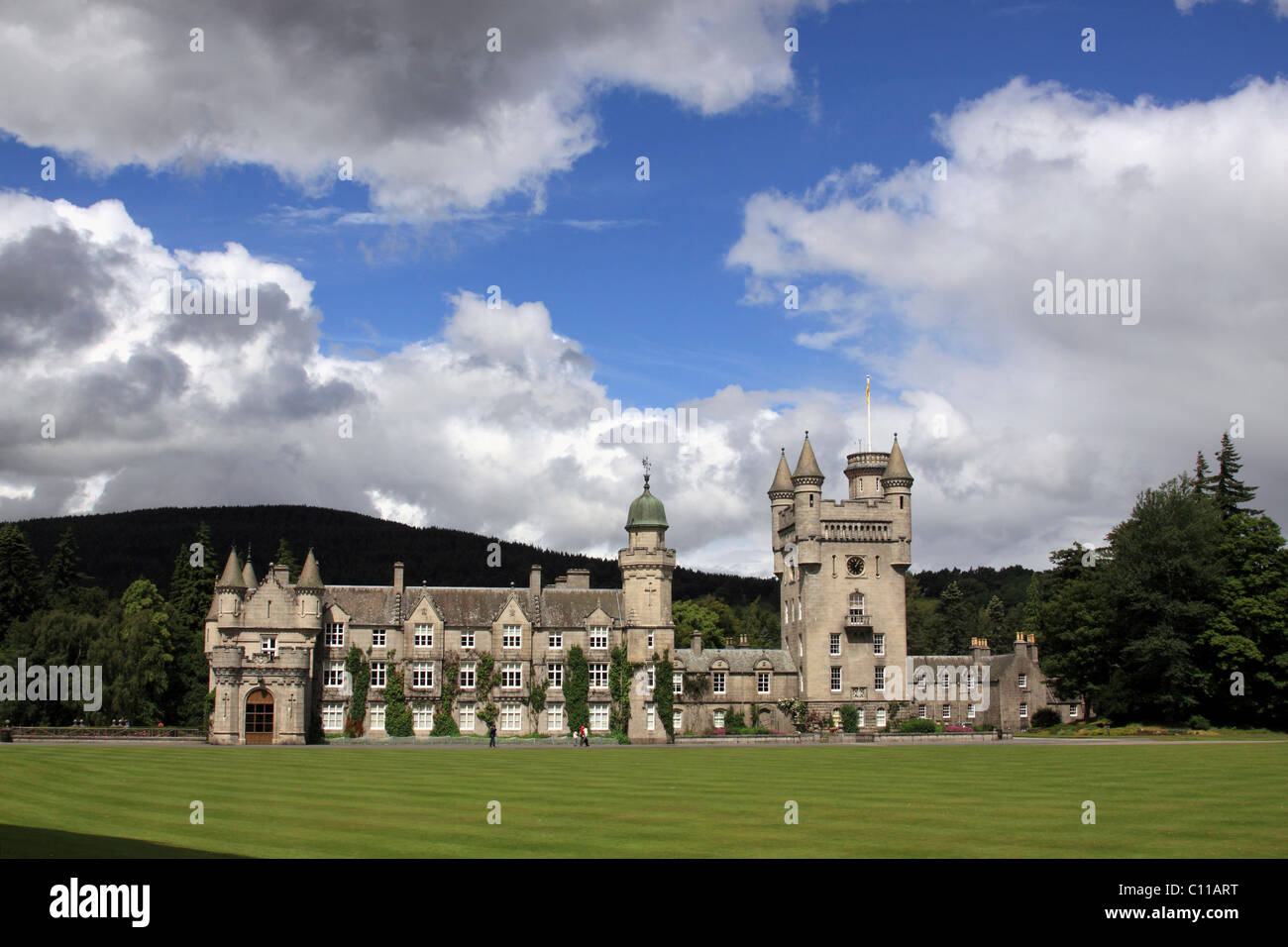 Balmoral Castle, summer residence of the British Royal Family, Scotland, United Kingdom, Europe Stock Photo