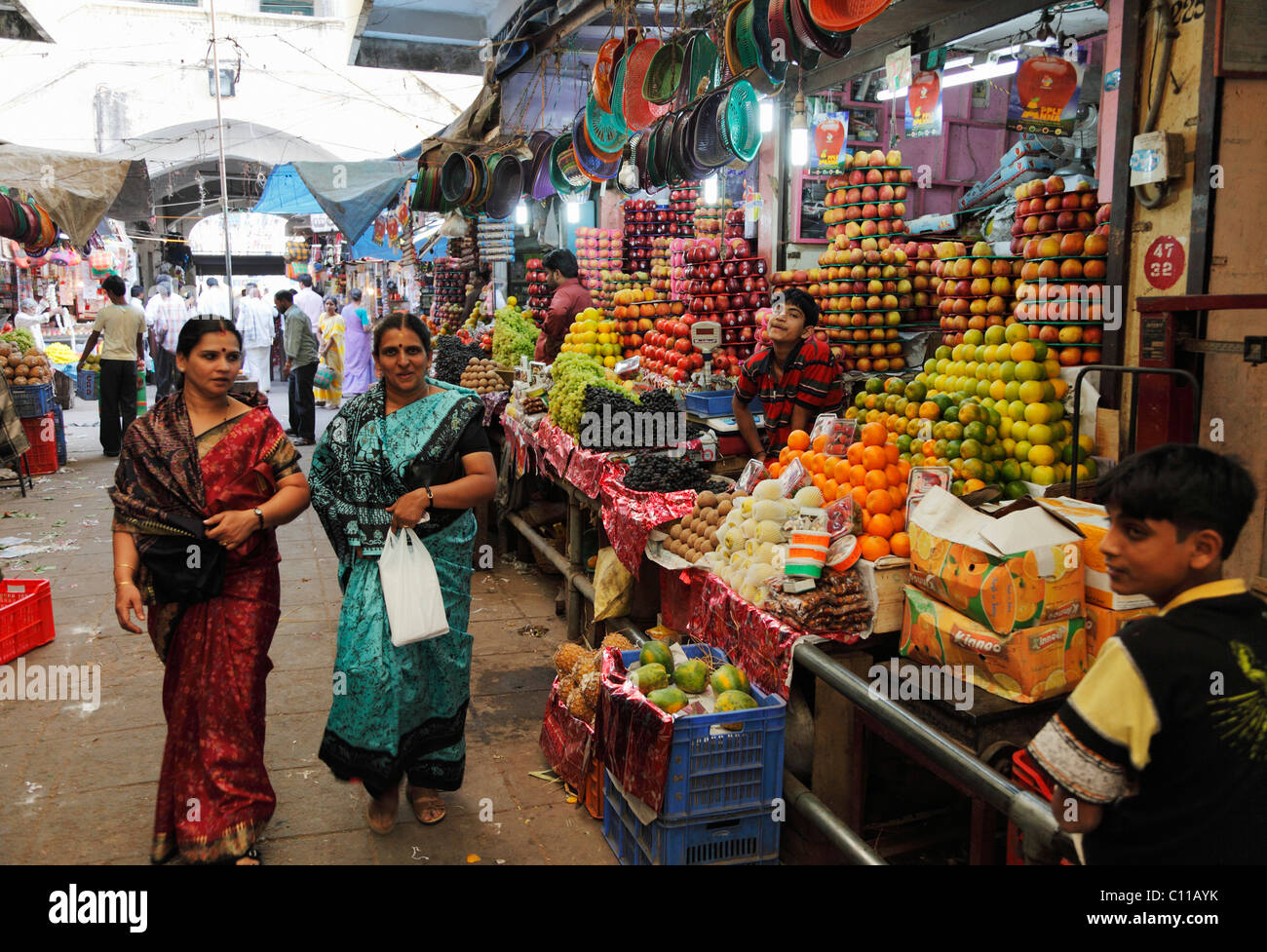 Devaraja Market, Mysore, Karnataka, South India, India, South Asia, Asia Stock Photo