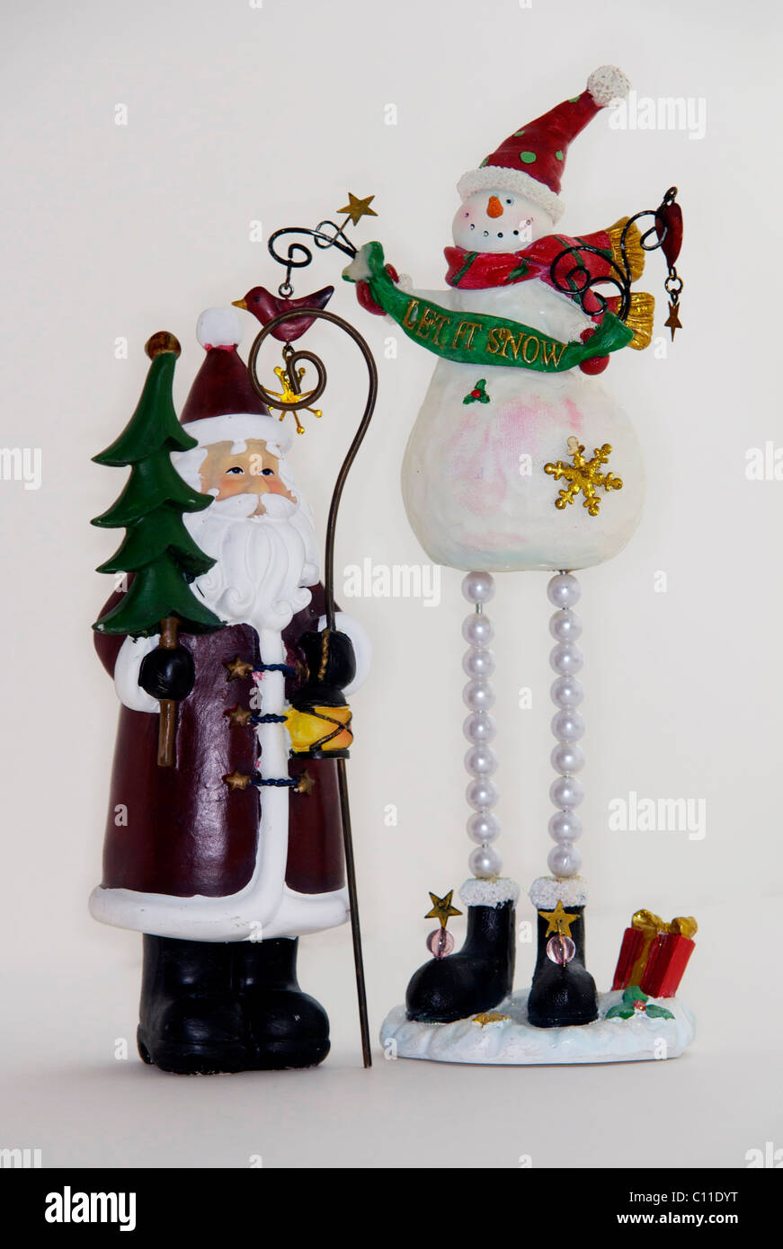 St. Nick, Happy Snowman And Mrs. Santa Claus Christmas Gift Set Charm main image 1