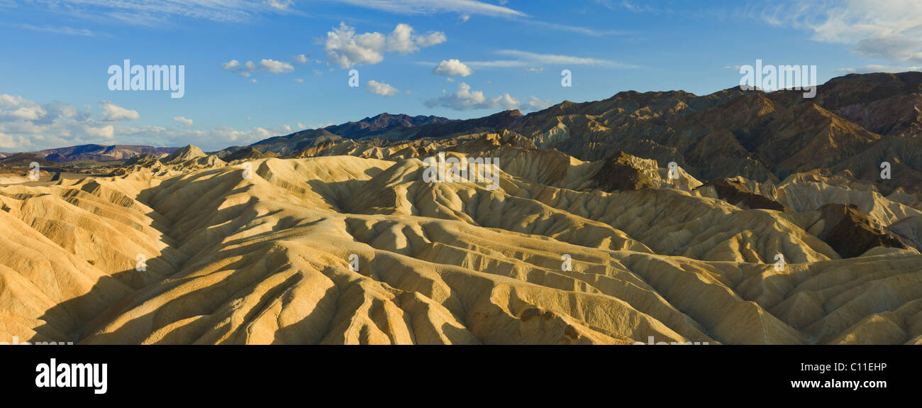 Siltstone erosion at Zabriskie Point, Furnace creek, Death Valley