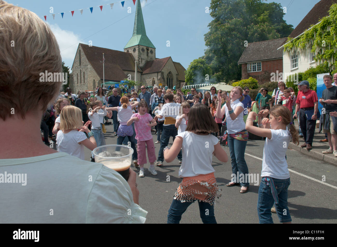 Harting Festivities. Fete held annually at May at South Harting, West Sussex, UK. Stock Photo