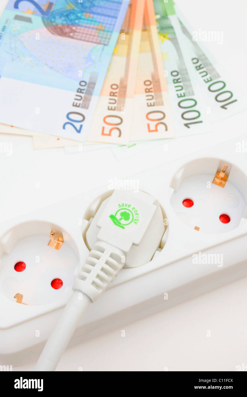 Power strip, save energy Stock Photo Alamy
