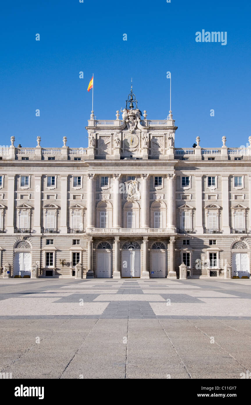 The Royal Palace in Madrid, Spain Stock Photo