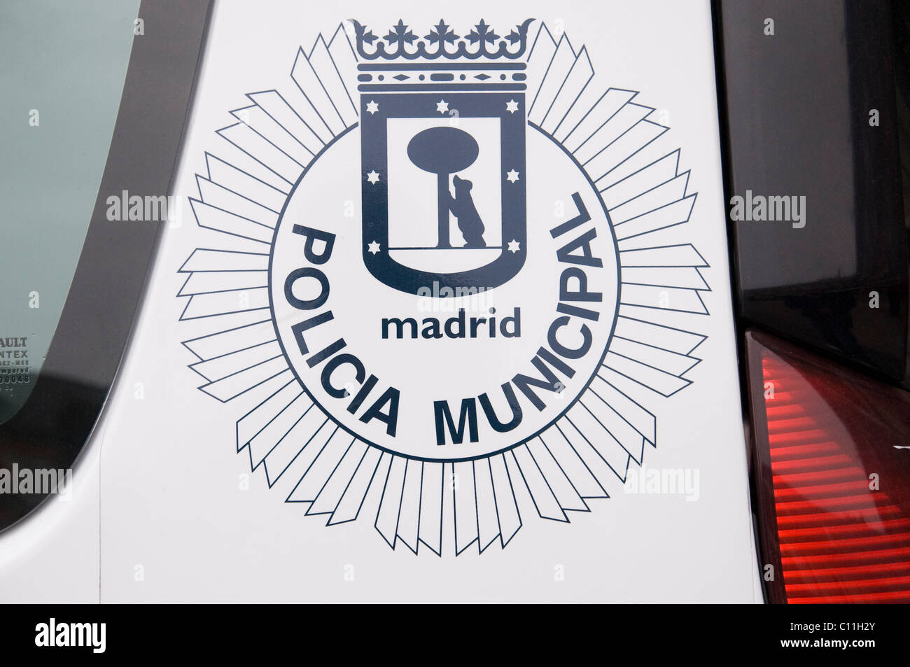policia municipal madrid Stock Photo
