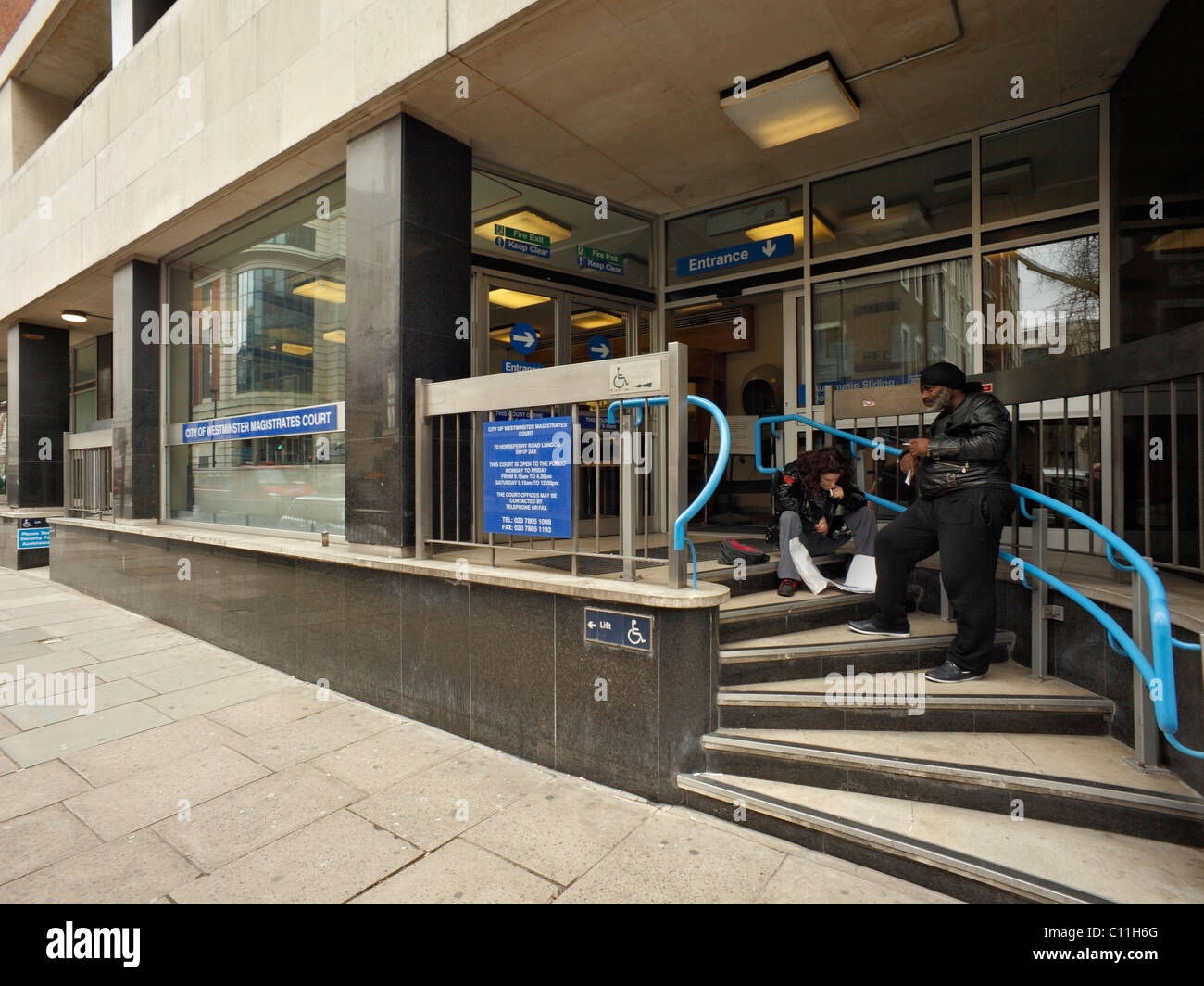 City of Westminster Magistrates Court. Stock Photo