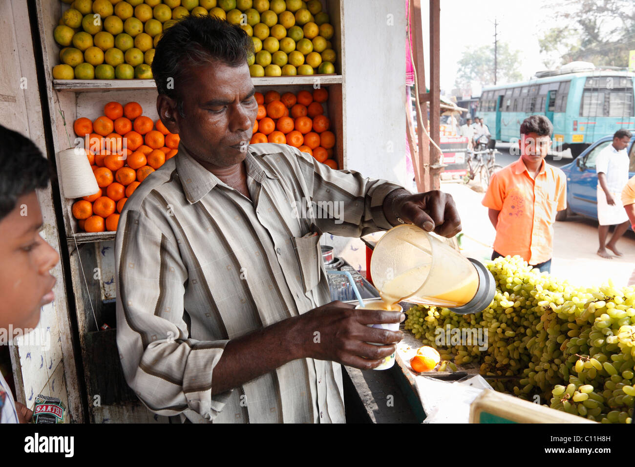 Orange juice shop tamil