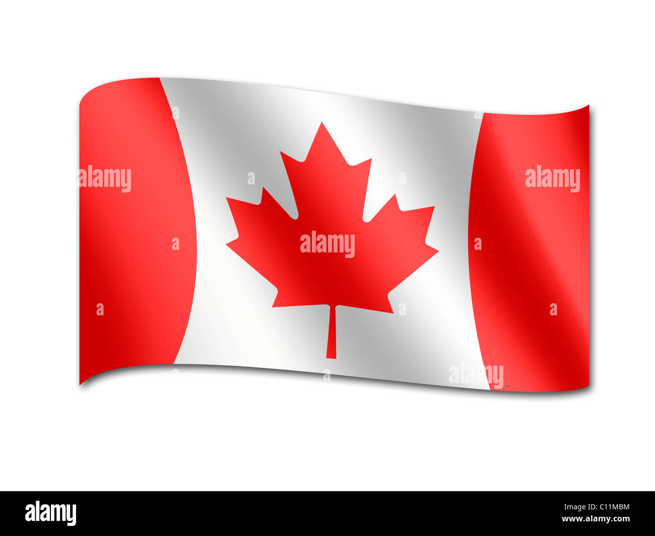 Flag of Canada Stock Photo