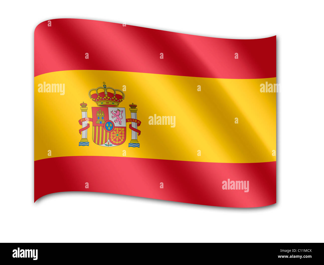 Flag of Spain Stock Photo Alamy