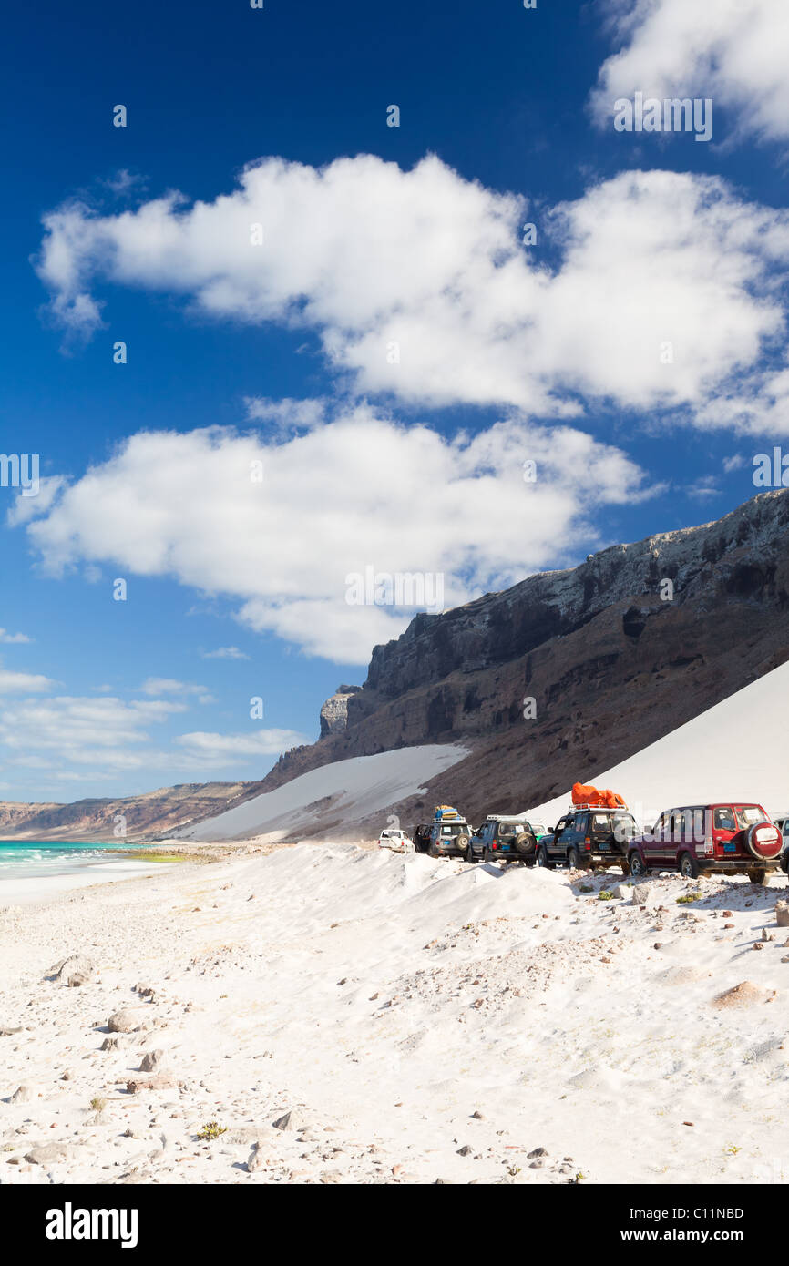 Coastal Road near Arrarr, Socotra Stock Photo