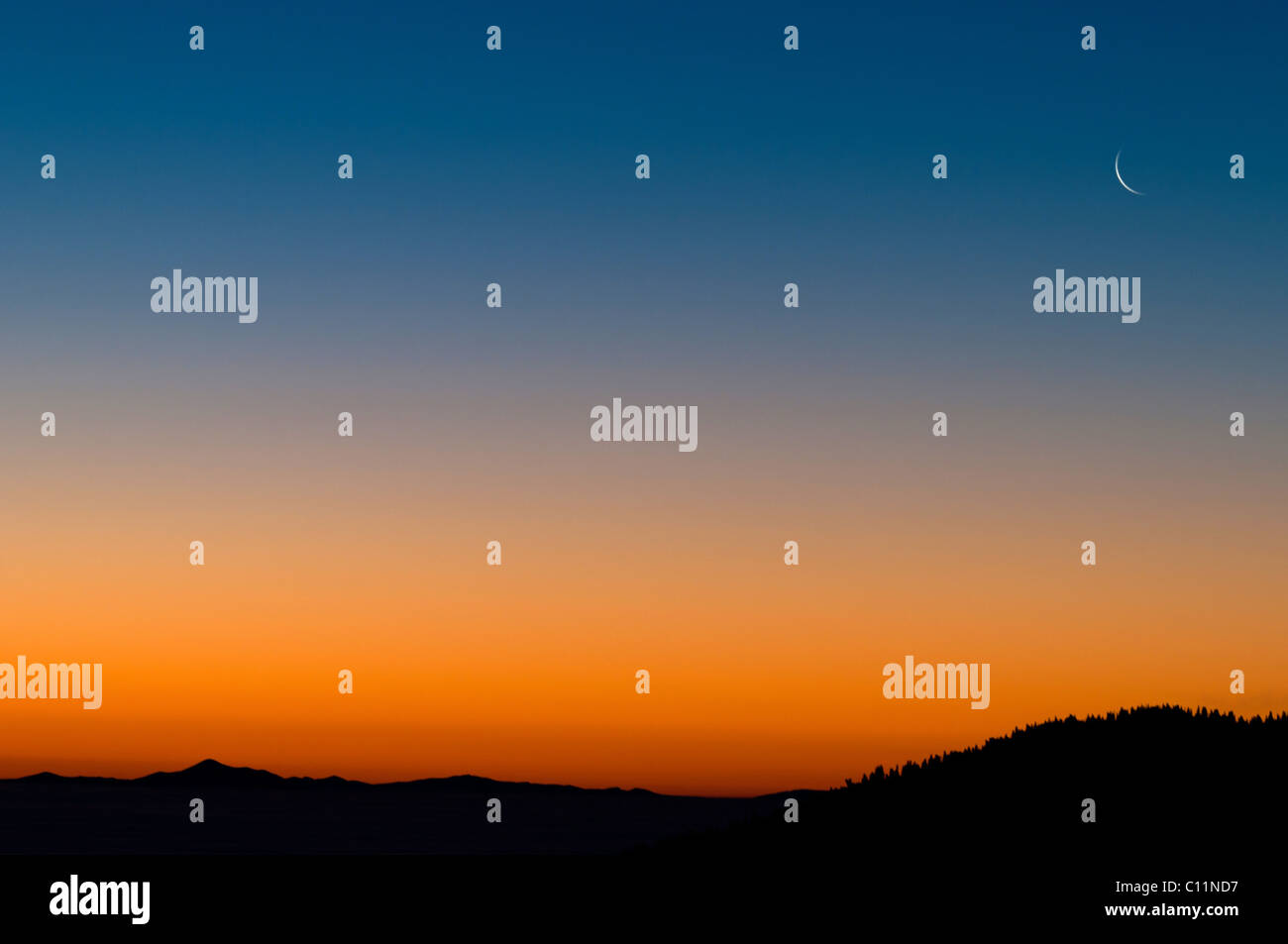 Sunrise in Northern Velebit National Park in Croatia, Europe Stock Photo