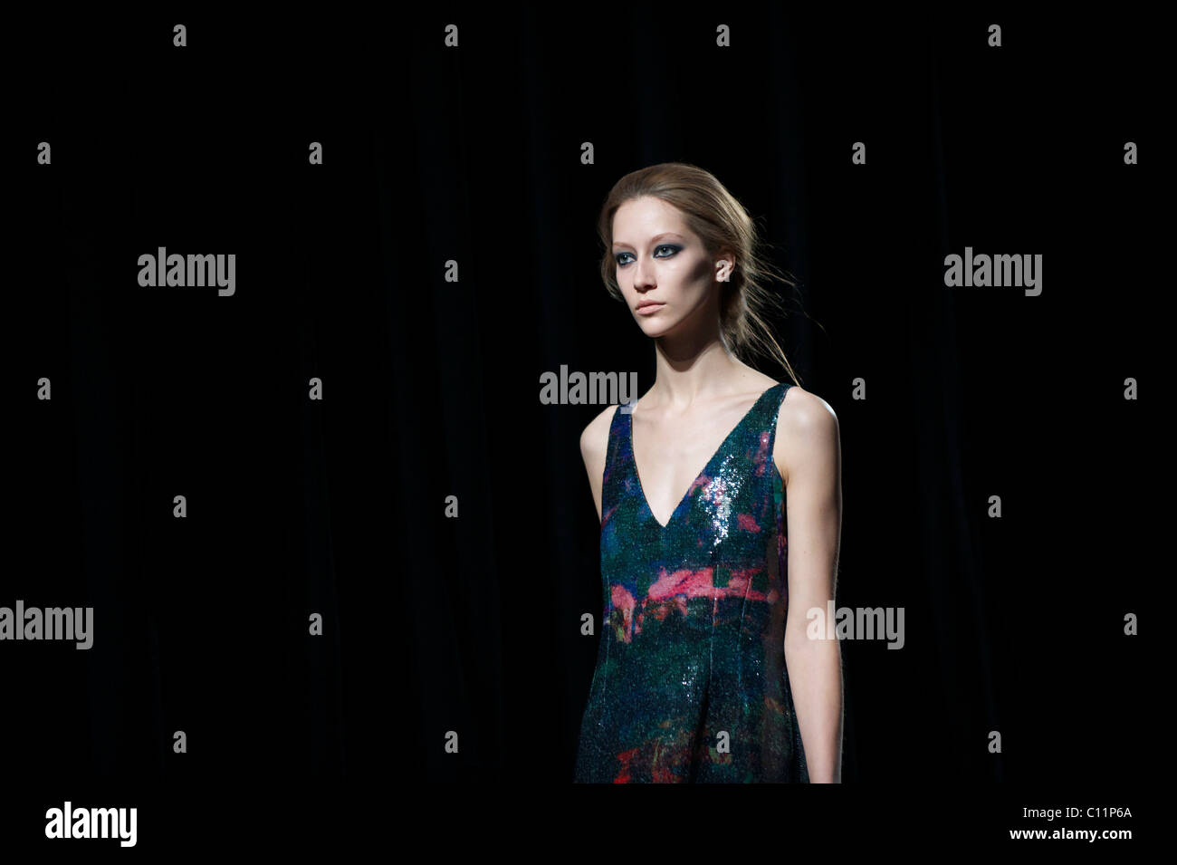 Models exhibit the Erdem autumn 2011 collection at University of ...