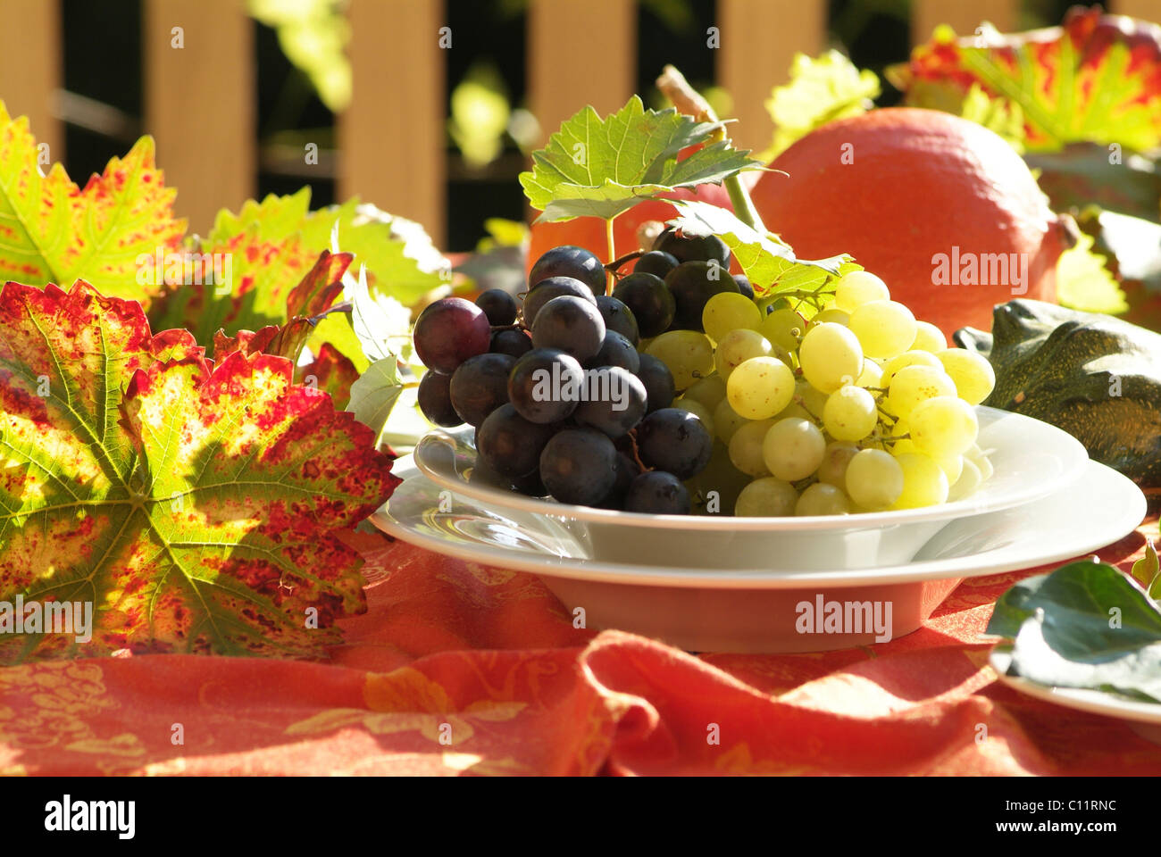 Table Centerpieces And Fall Decorations Stock Photos Table