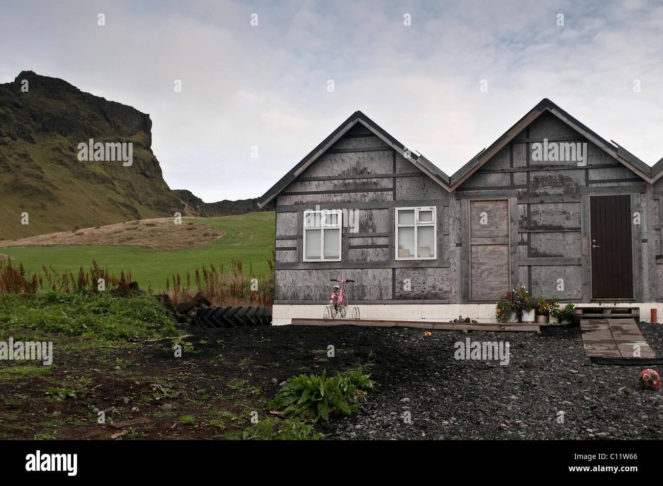Houses in Vik, Iceland, Europe Stock Photo Alamy