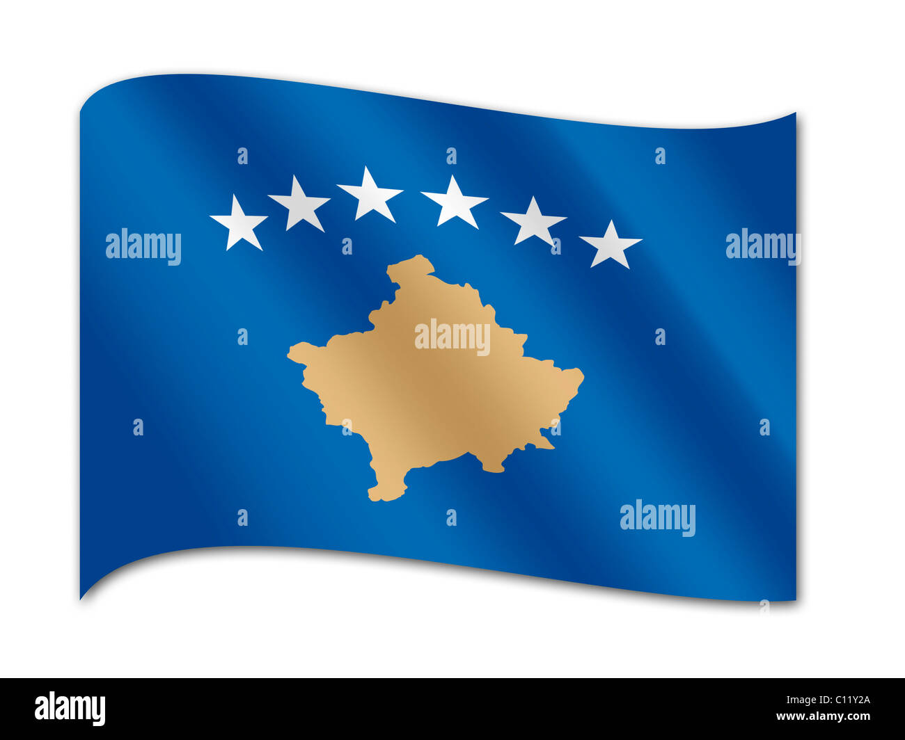 Flag of kosovo hi-res stock photography and images - Alamy