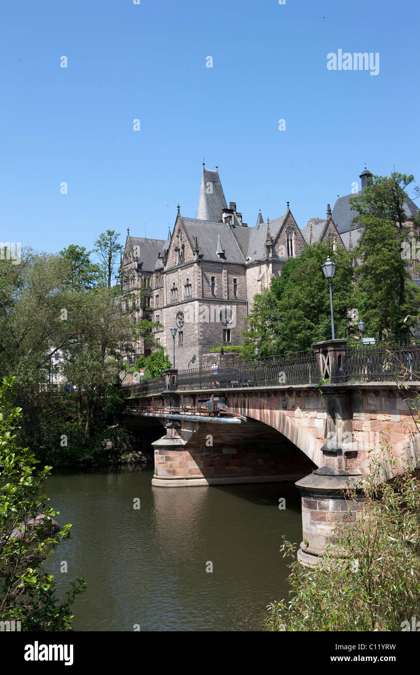The Alte Universitaet university, Marburg an der Lahn, Hesse, Germany