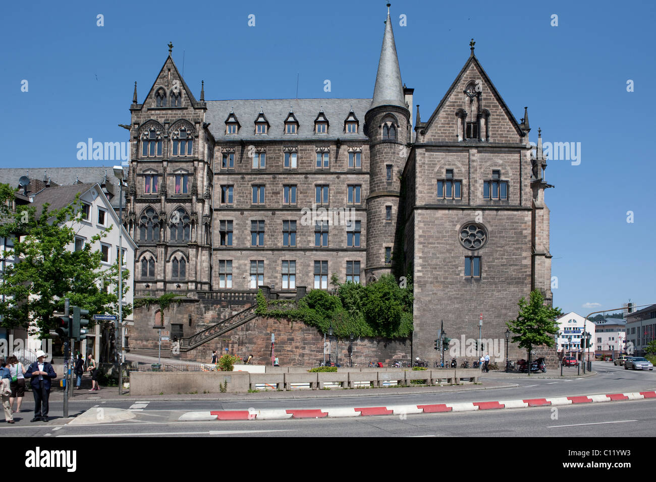 The Alte Universitaet university, Marburg an der Lahn, Hesse, Germany