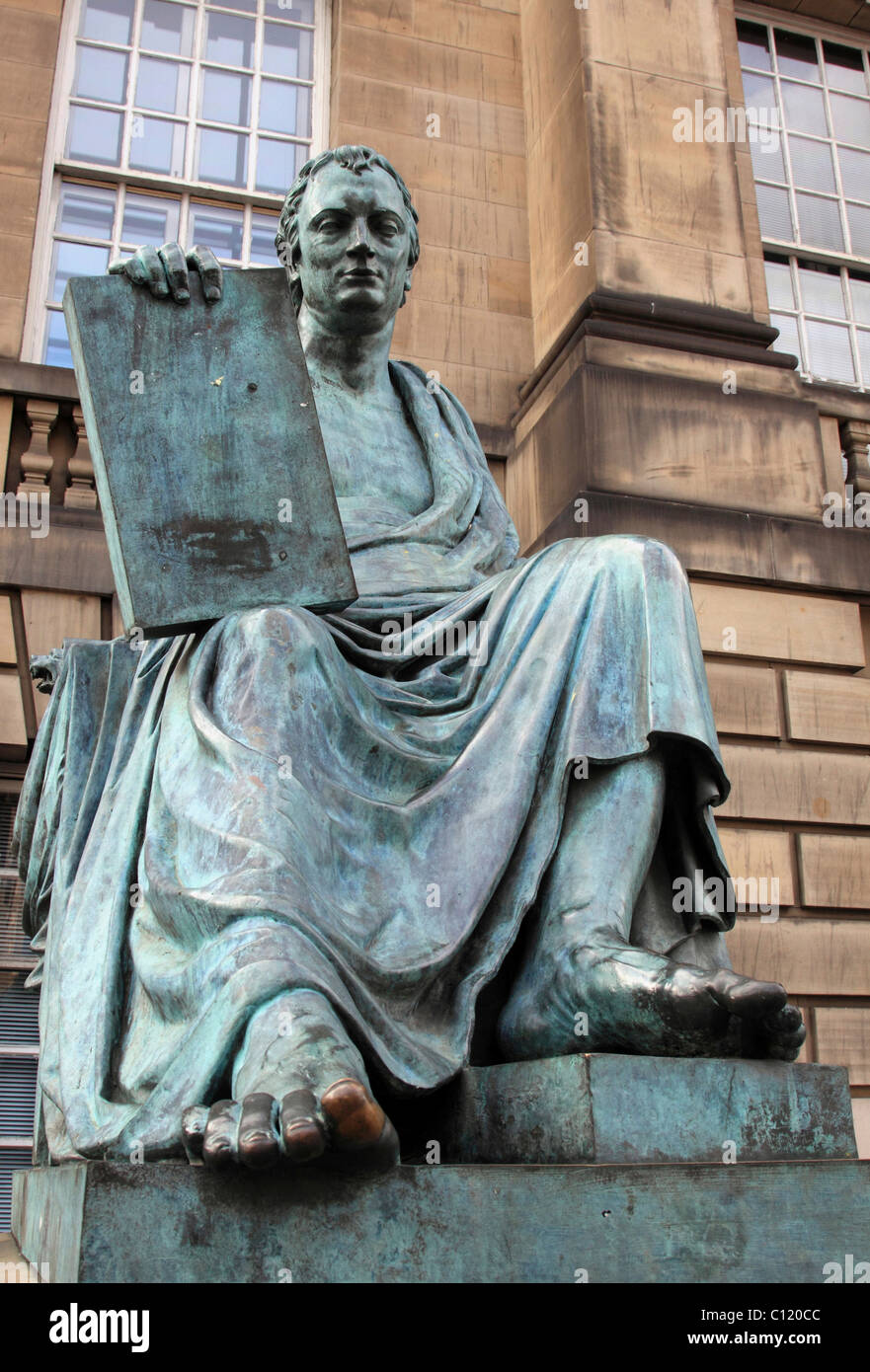 David Humen Monument, Royal Mile, Edinburgh, Scotland, United Kingdom, Europe Stock Photo