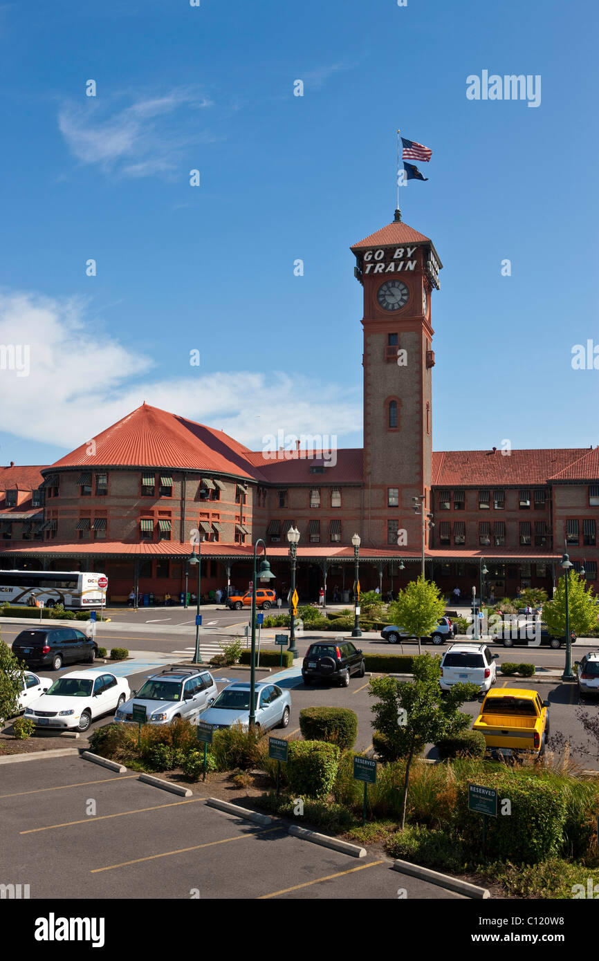 Portland Union Station, railway station, Portland, Oregon, USA Stock