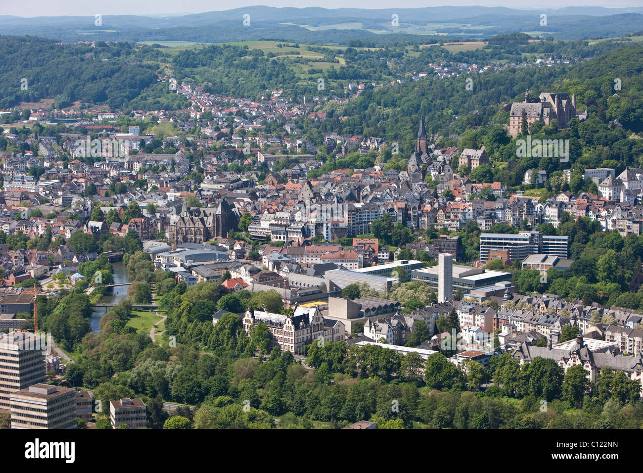 View of Marburg an der Lahn, Hesse, Germany, Europe Stock Photo Alamy