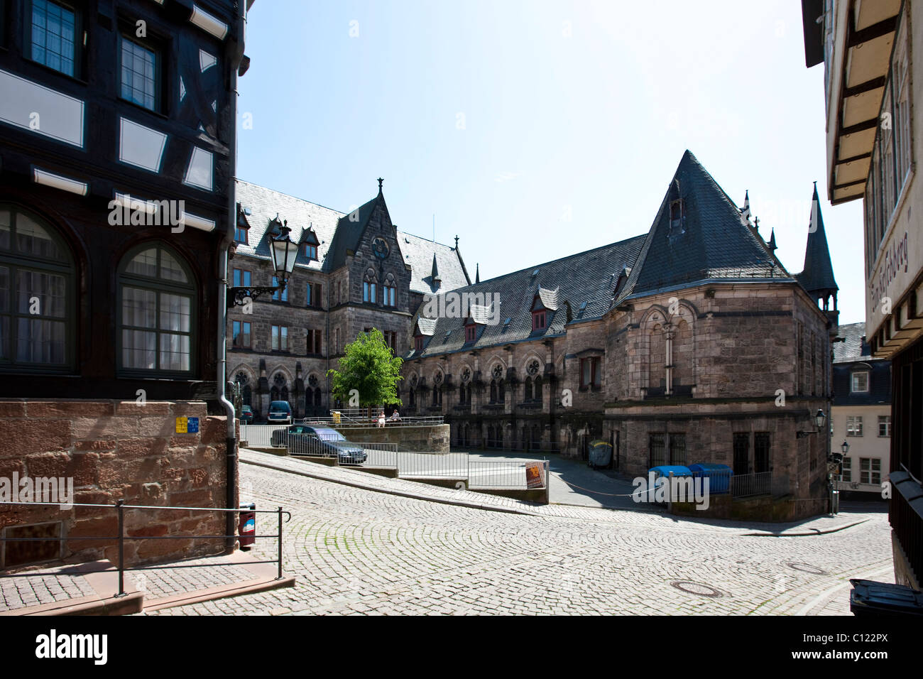 University church, old town, Marburg an der Lahn, Hesse, Germany