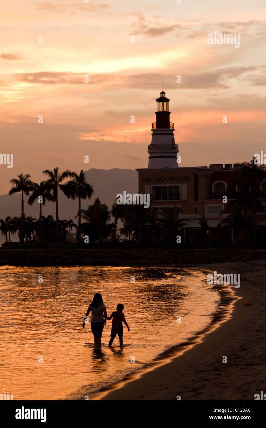 Sunset at Subic Bay, Philippines Stock Photo