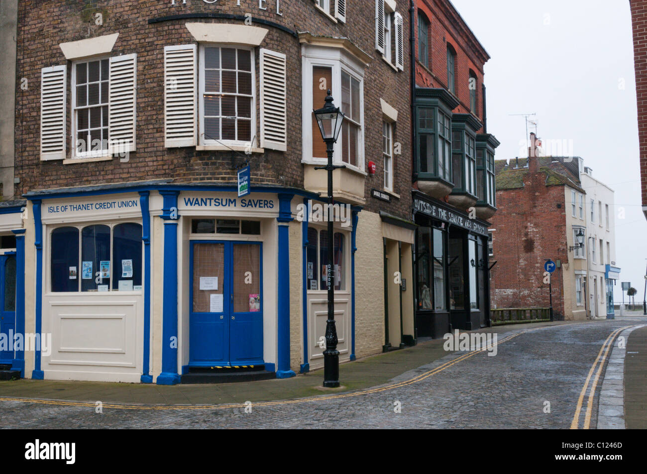Isle of Thanet Credit Union in the old town of Margate, Kent Stock Photo