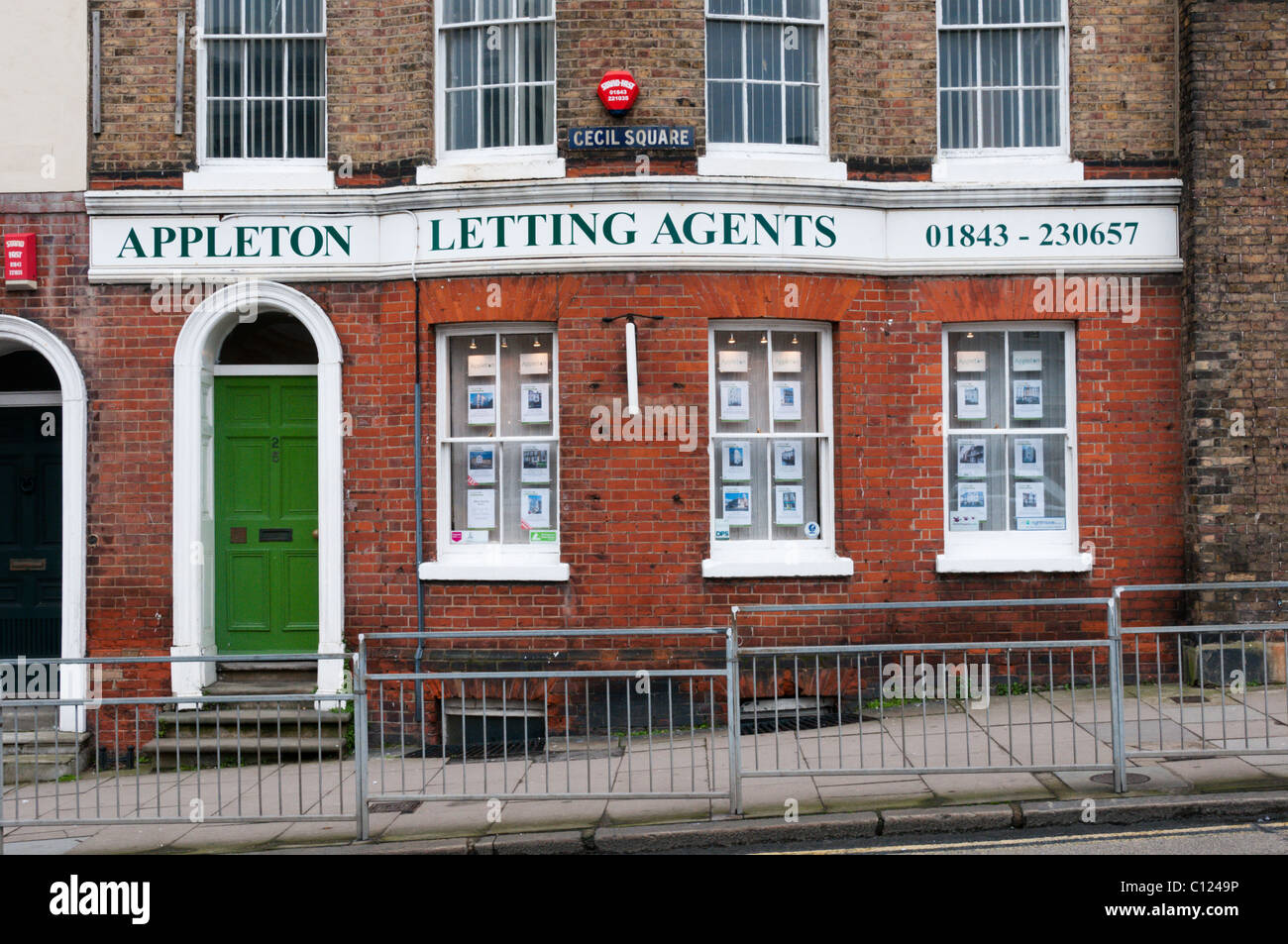 An estate agents in Margate, Kent Stock Photo