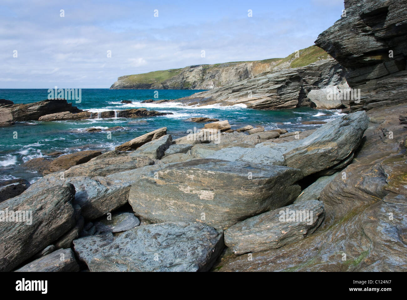 Cornwall coastline Stock Photo