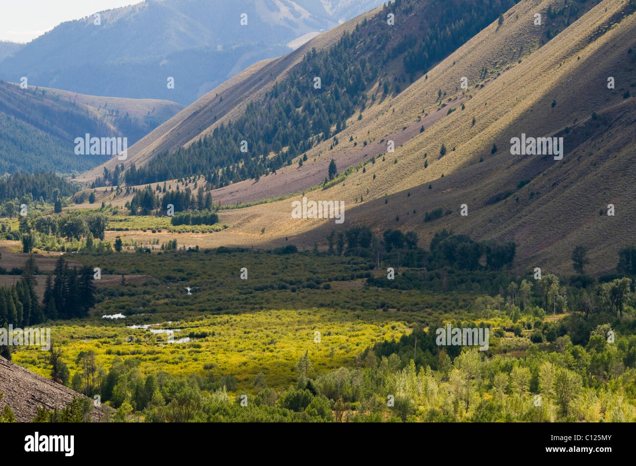 Sun Valley World Famous Ski Resort Home To The Rich Stock Photo