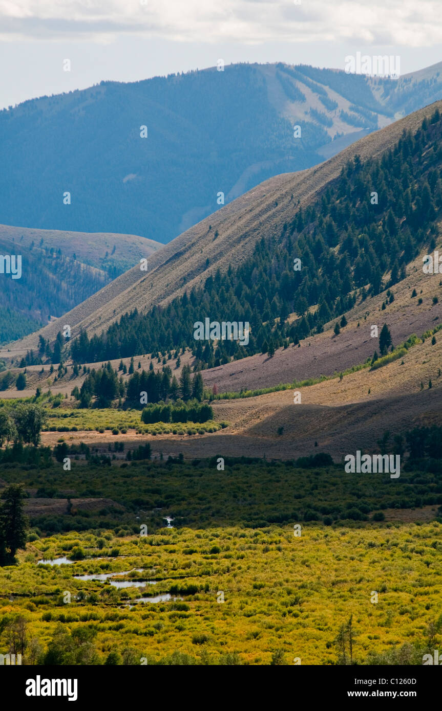 Sun Valley World Famous Ski Resort Home To The Rich Stock Photo