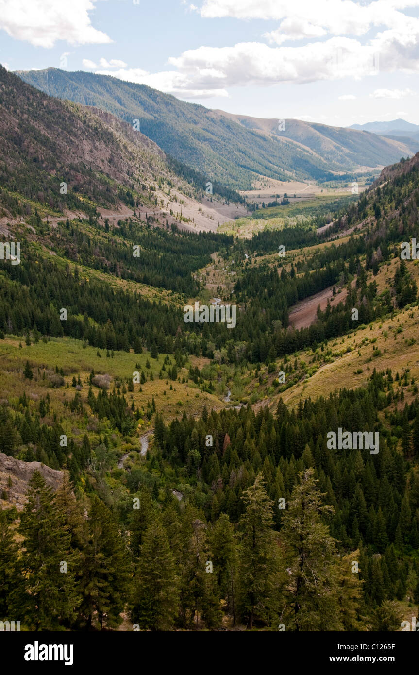 Sun Valley World Famous Ski Resort Home To The Rich Stock Photo
