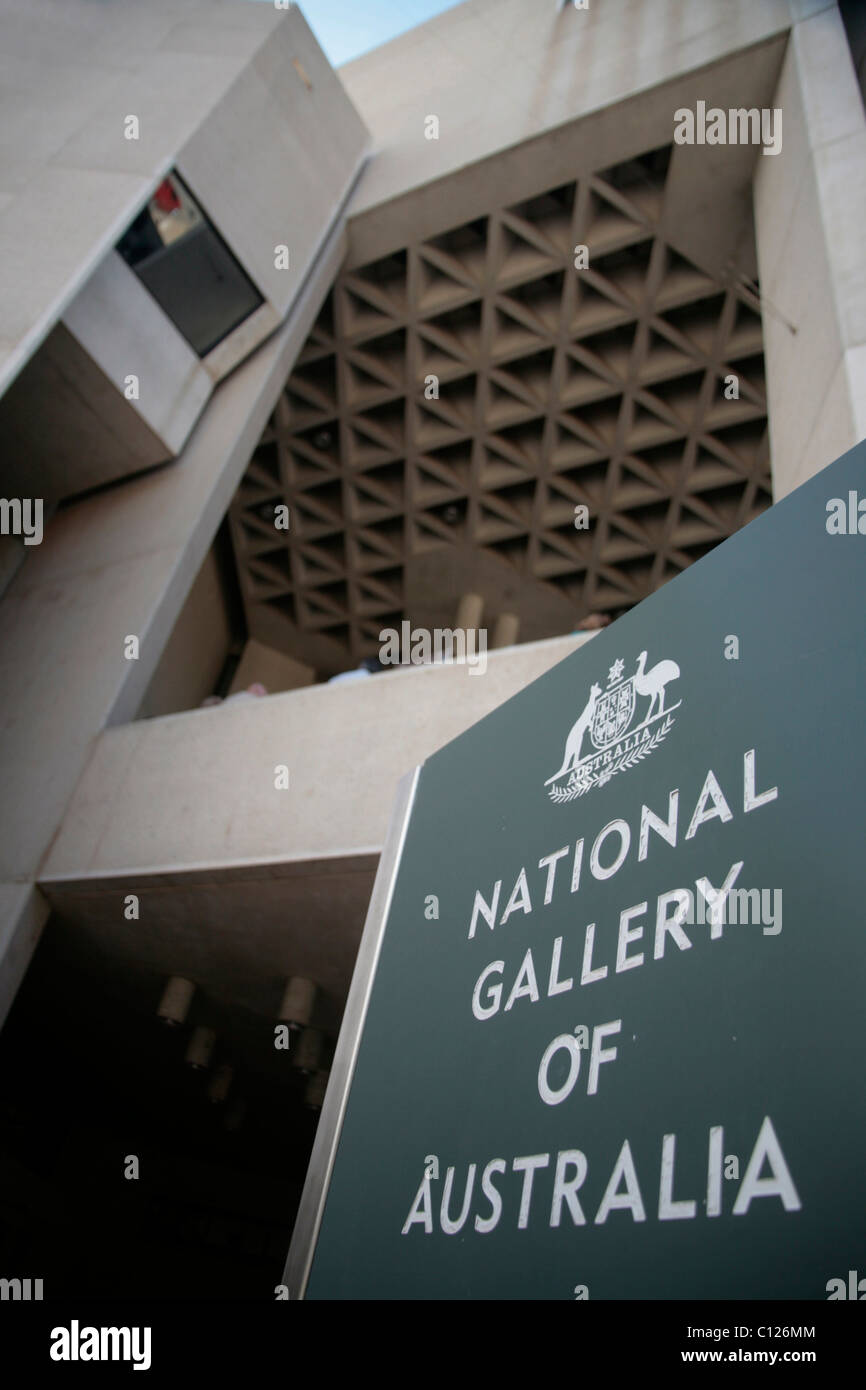 National Gallery of Australia in Canberra, Australia Stock Photo