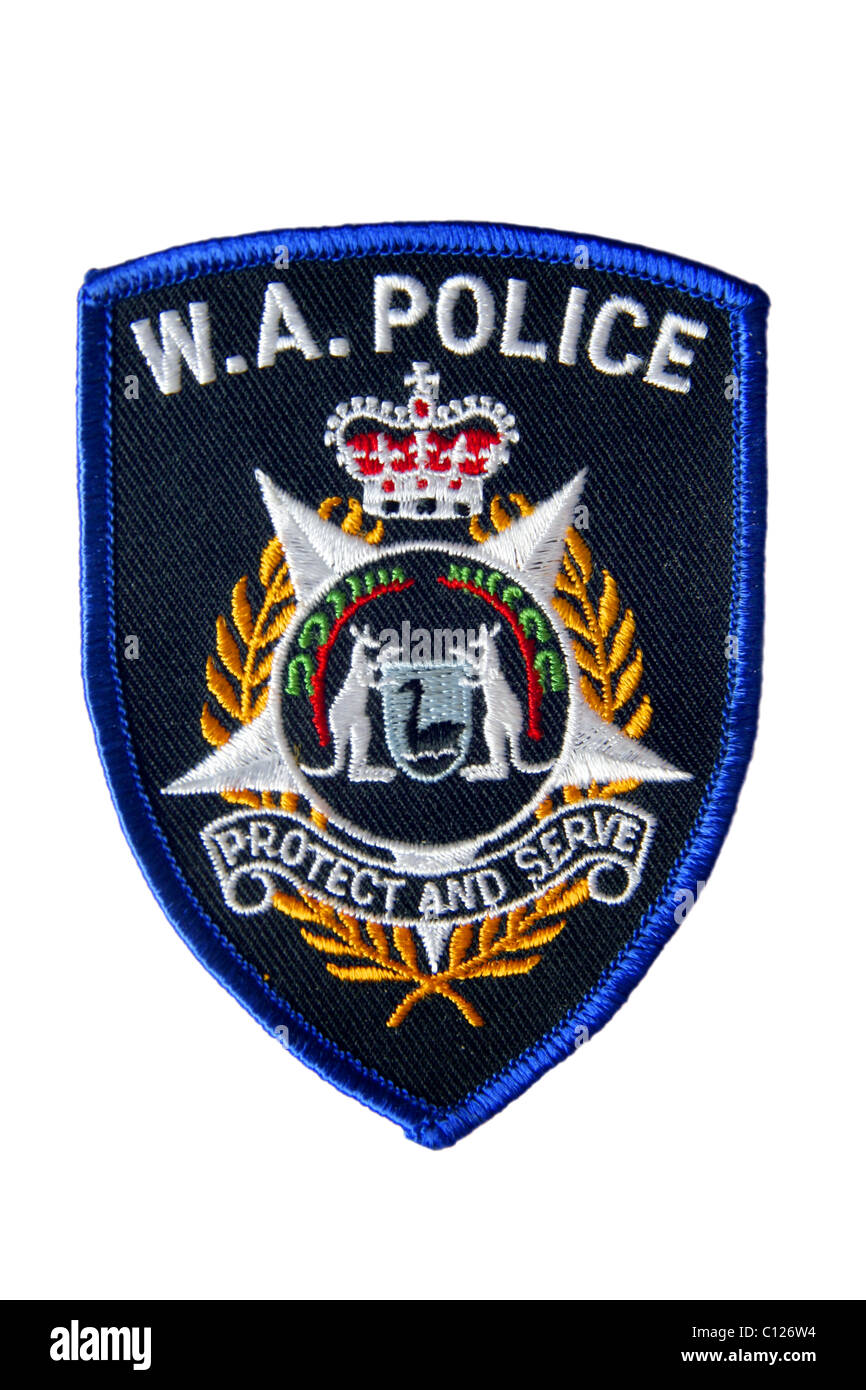 Western Australia Police patch Stock Photo