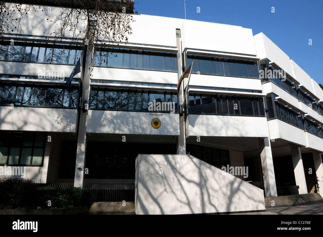 German Embassy, Belgravia, London Stock Photo Alamy