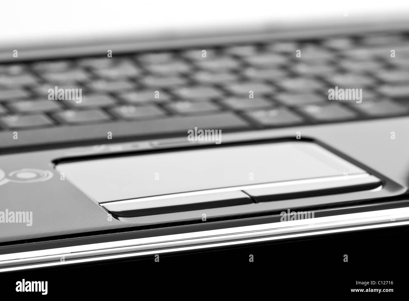 Touchpad of modern laptop computer Stock Photo Alamy