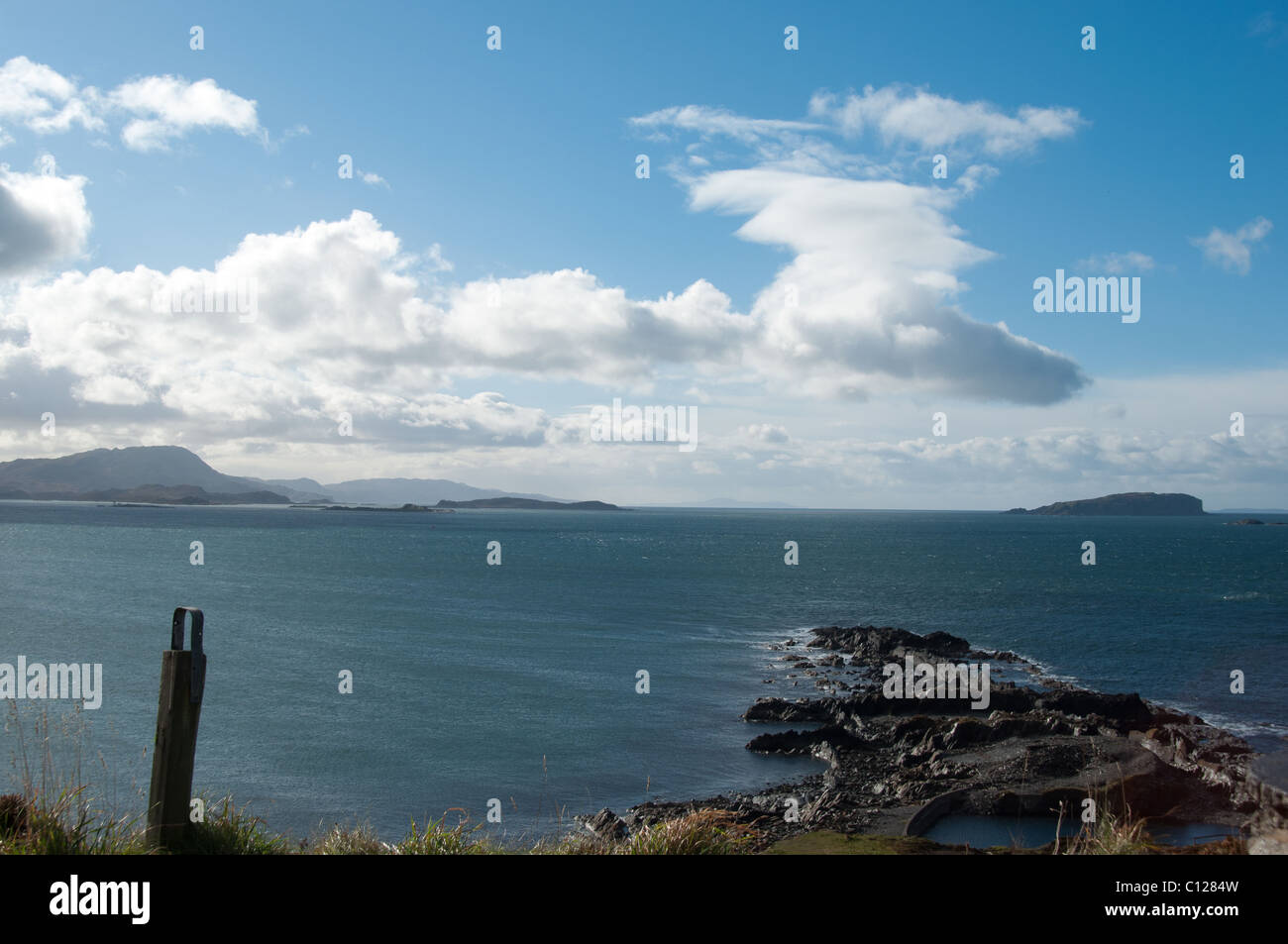 Easdale island - West Scotland Stock Photo