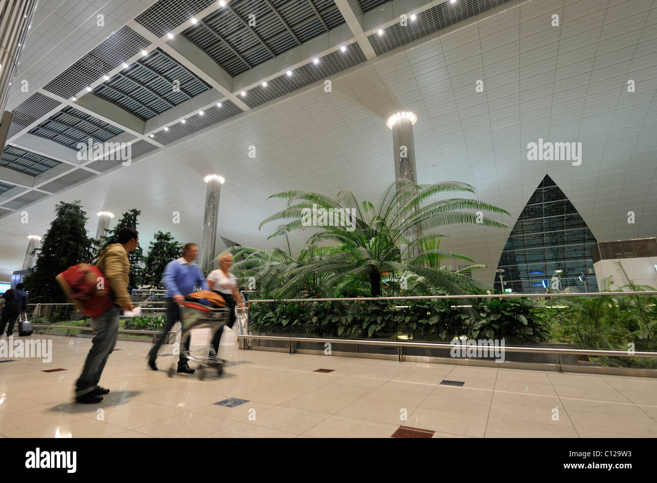International Airport, the Emirate of Dubai, United Arab Emirates, Arabia, Middle East Stock Photo