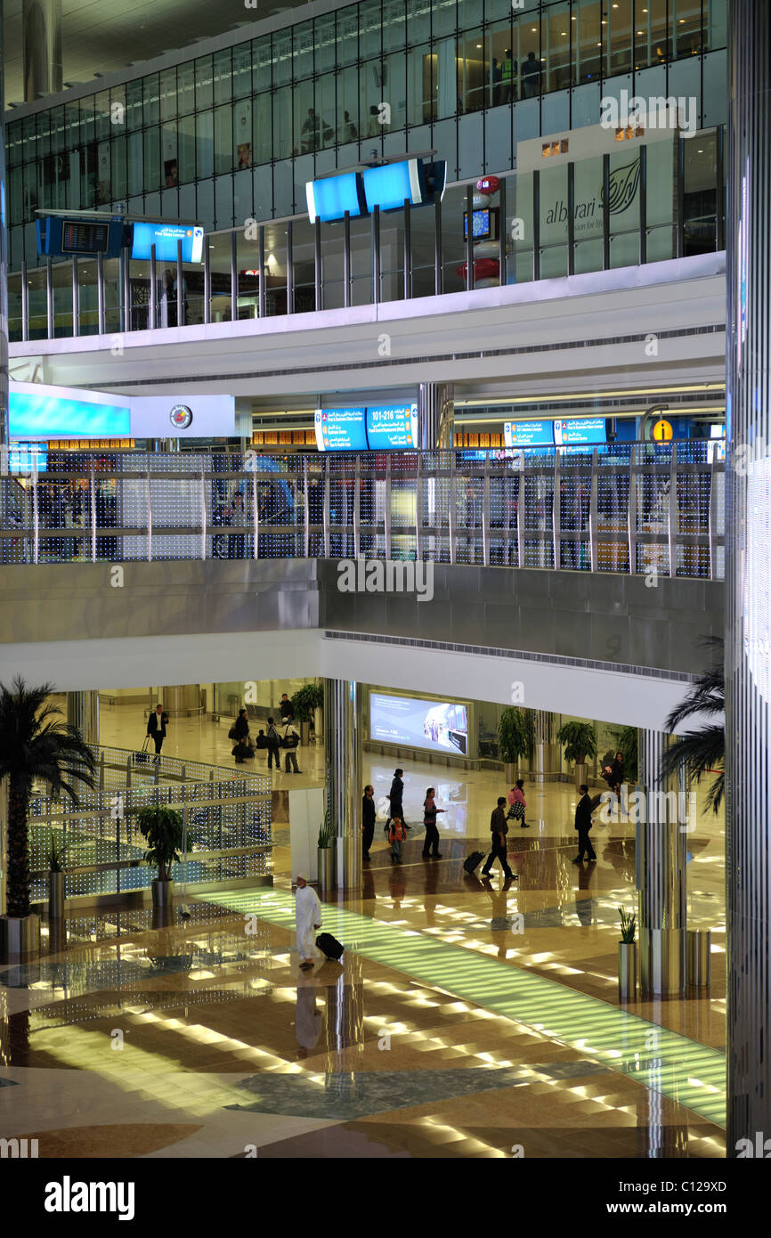 International Airport, the Emirate of Dubai, United Arab Emirates, Arabia, Middle East Stock Photo