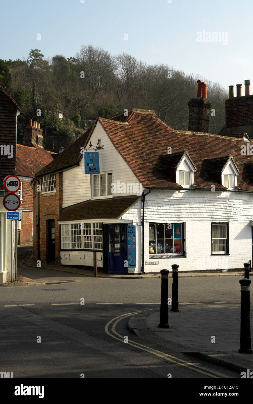 The junction of Cliffe High Street, South Street and Chapel Hill, Lewes