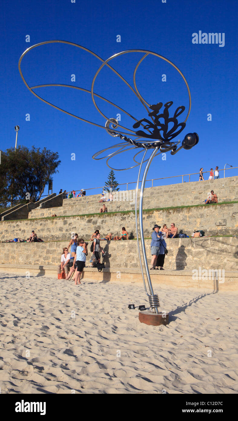 Sculpture by the Sea 2011 public art display Stock Photo