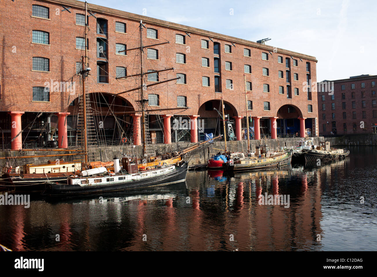 The Albert Dock in Liverpool Stock Photo Alamy