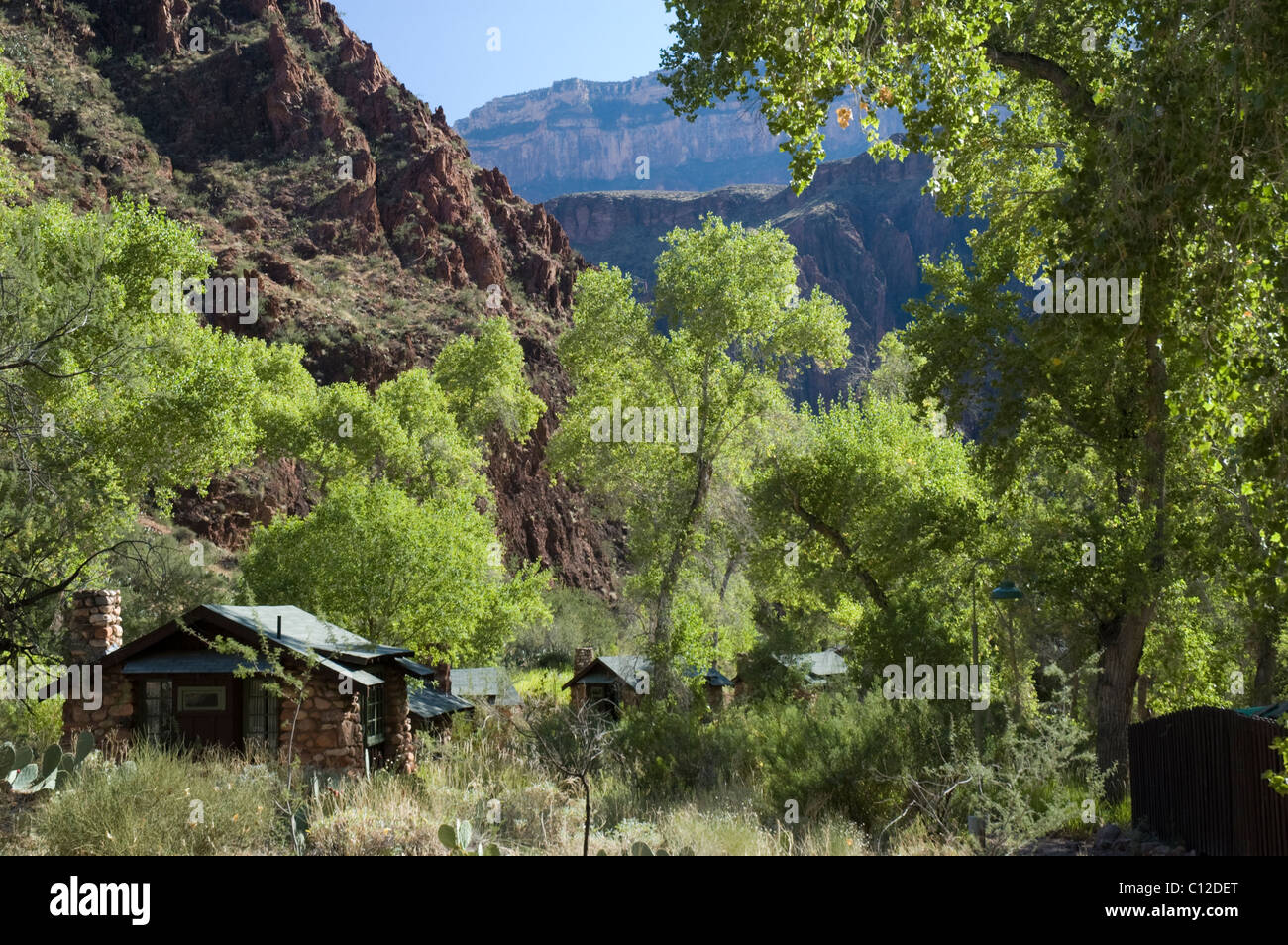 Grand Canyon Phantom Ranch Lodge Stock Photos Grand Canyon