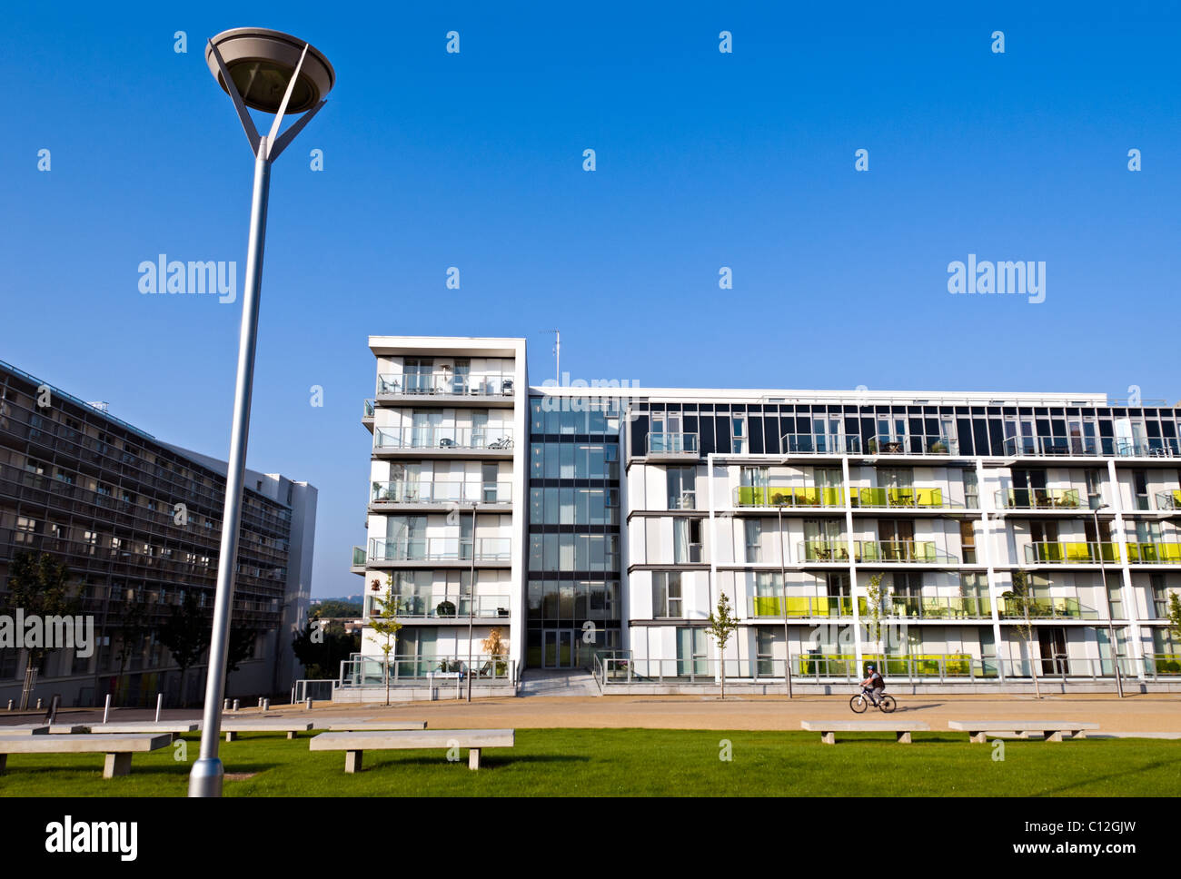 Hornsey New River Village housing estate, London Stock Photo Alamy
