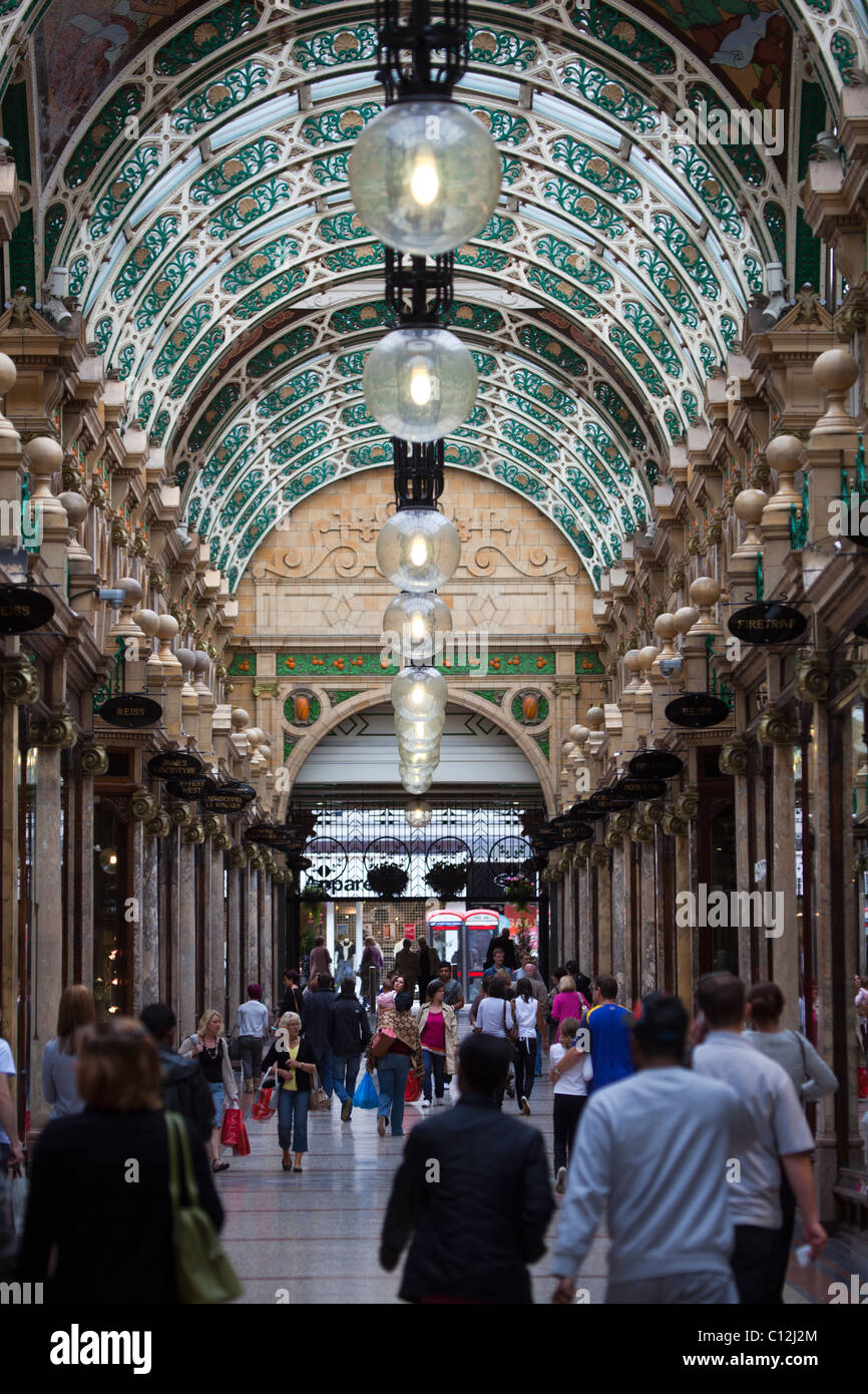 County Arcade Leeds Stock Photo Alamy