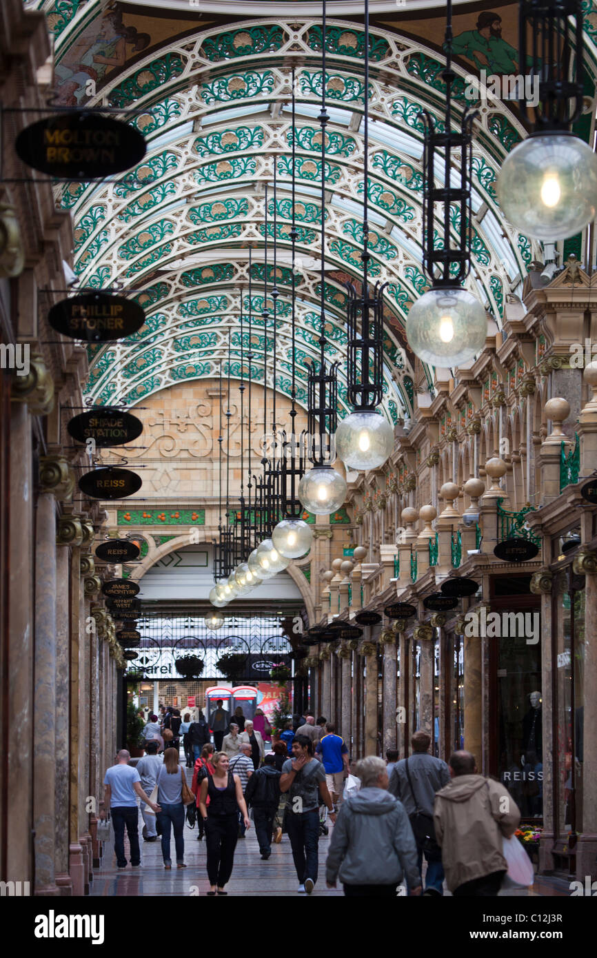 County Arcade Leeds Stock Photo Alamy