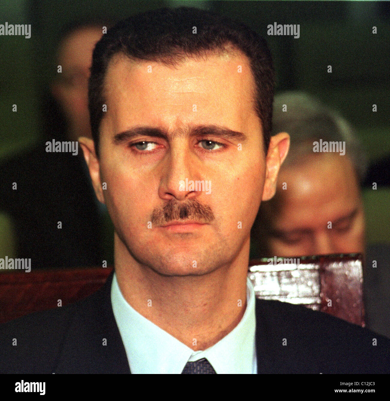 CAIRO, EGYPT -- 22 OCT 2000 -- SYRIAN PRESIDENT BASHAR EL-ASSAD, AT A SESSION OF THE ARAB LEAGUE EMERGENCY SUMMIT. Stock Photo